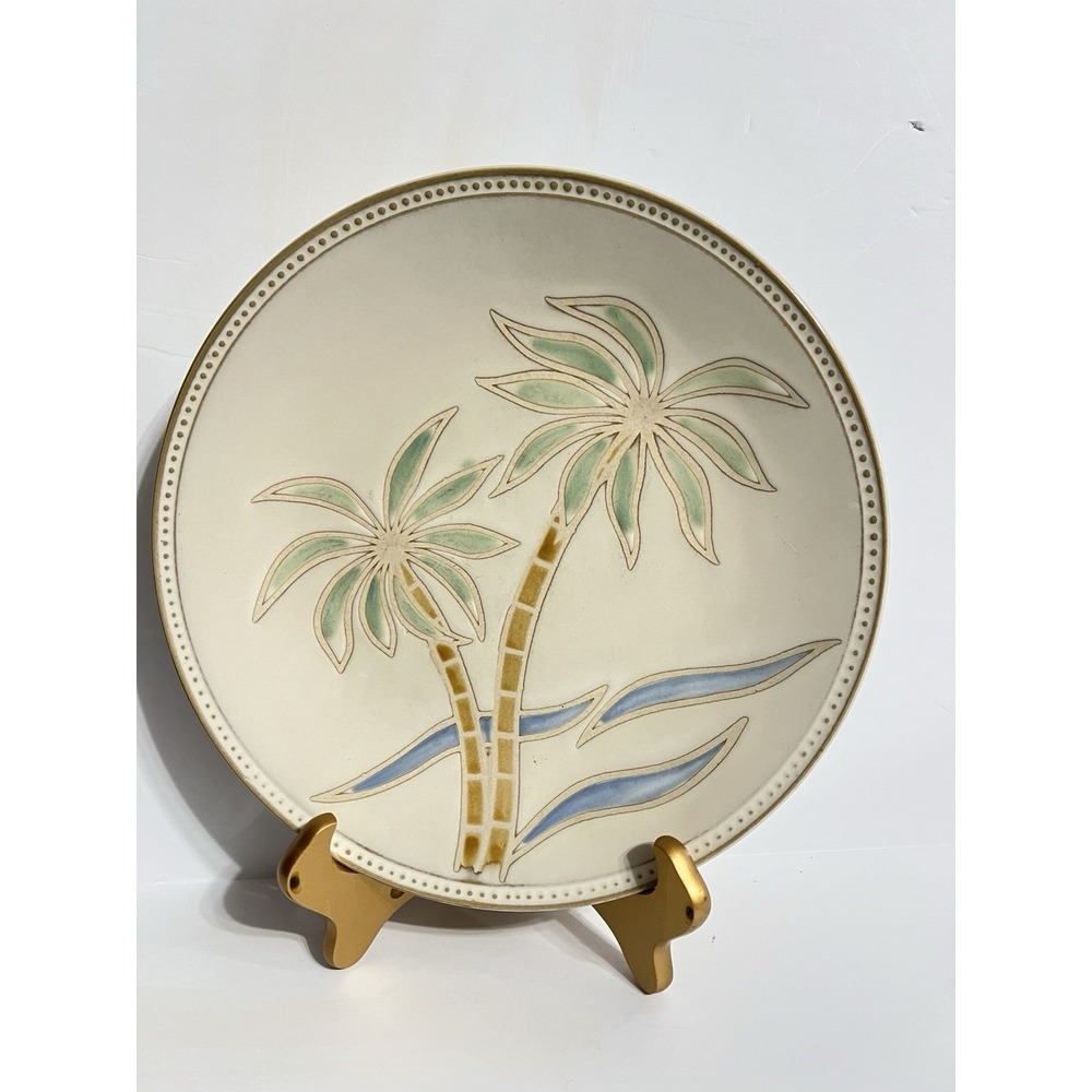 PFALTZGRAFF Palm Tree Dinner Plates 11 1/8" Set of 2 Plates